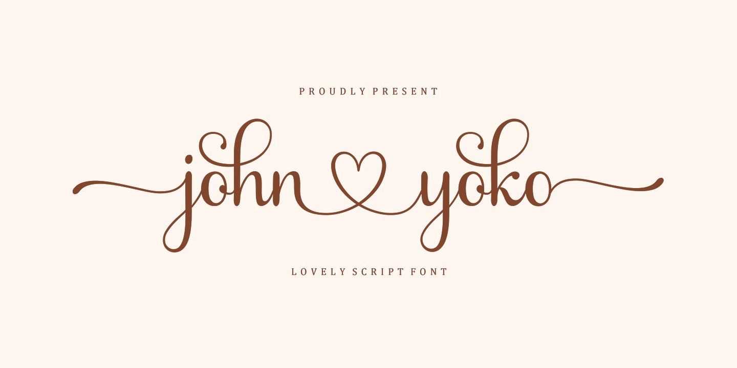 John Yoko Font