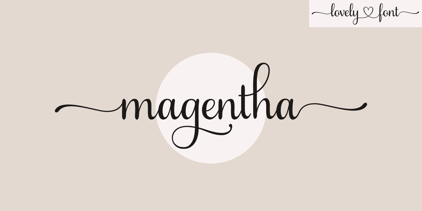 Magentha Font