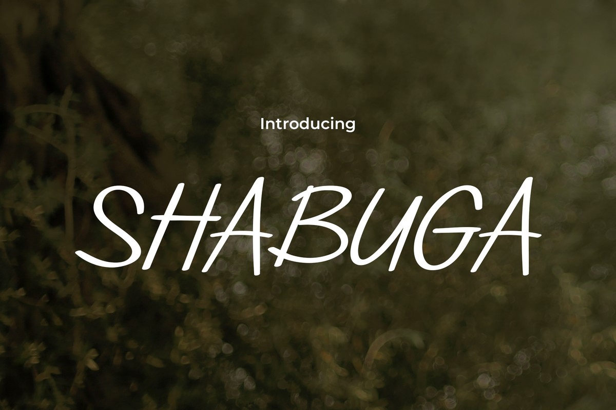 Shabuga Font