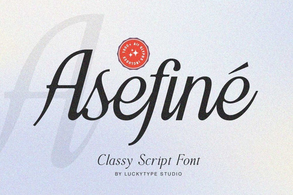 Asefine Font