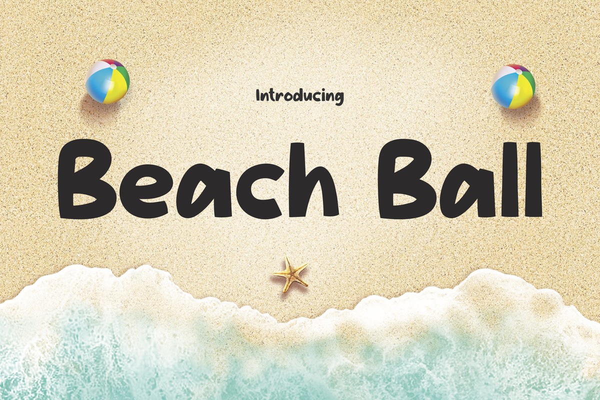 Beach Ball Font