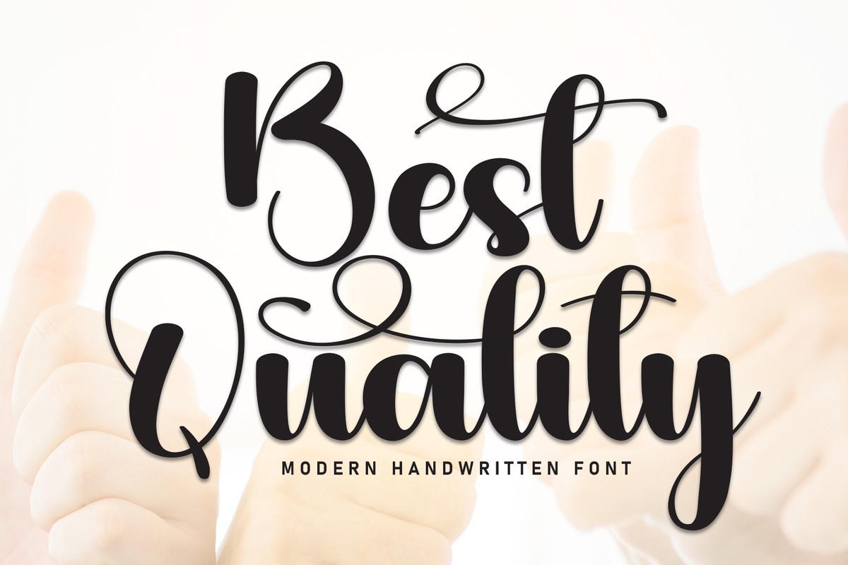 Best Quality Font