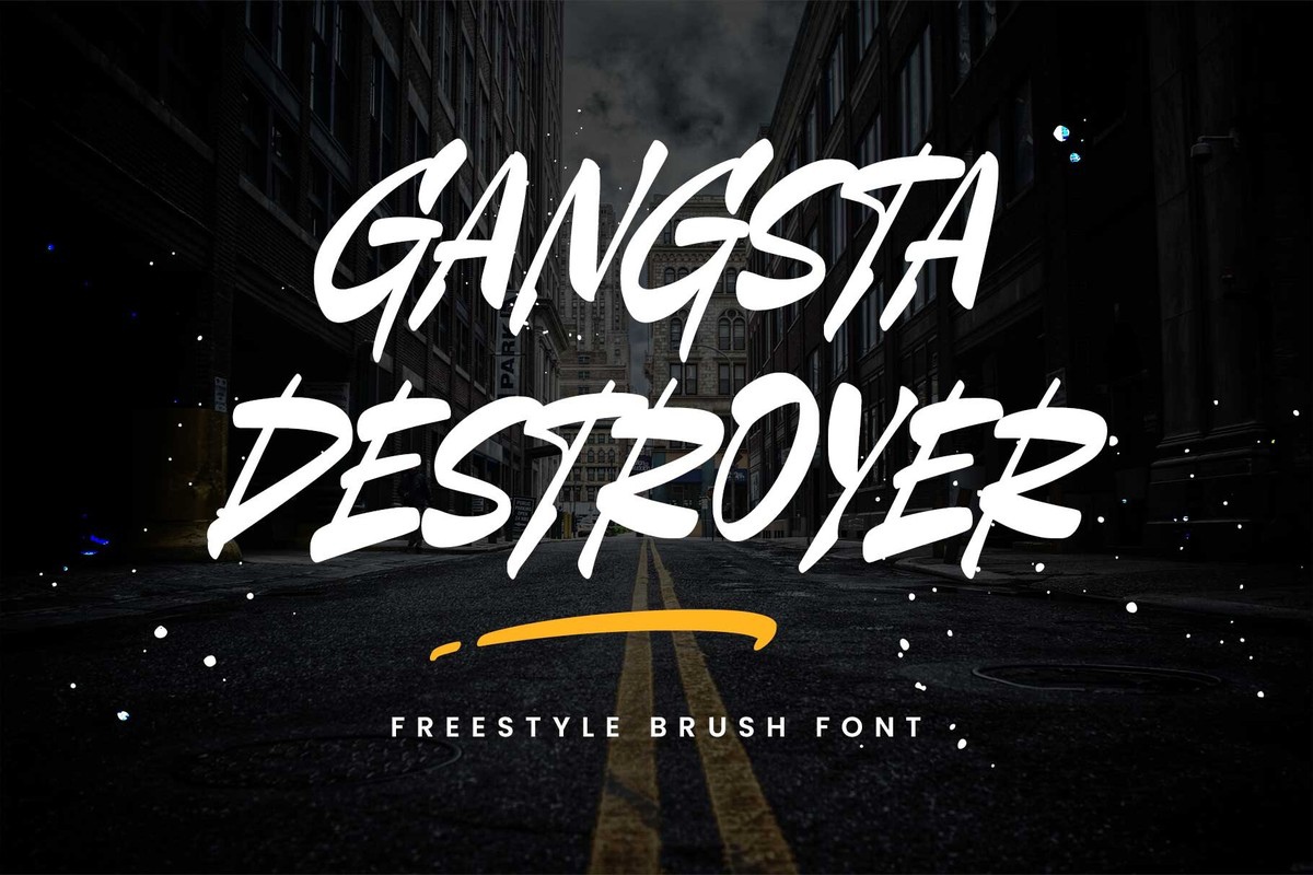 Gangsta Destroyer Font