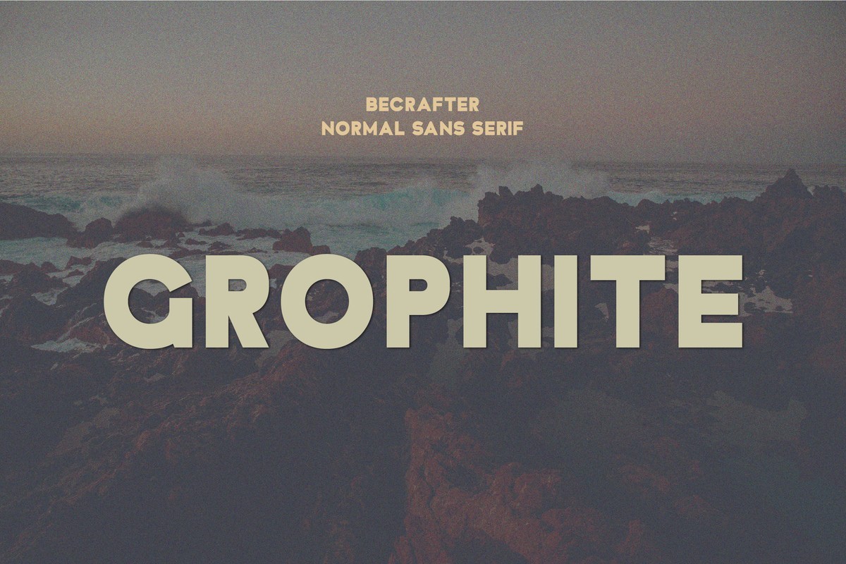 Grophite Font