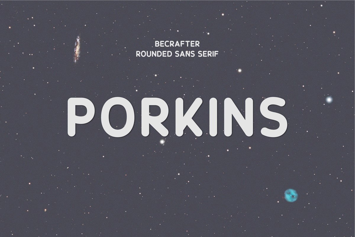 Porkins Rounded Font