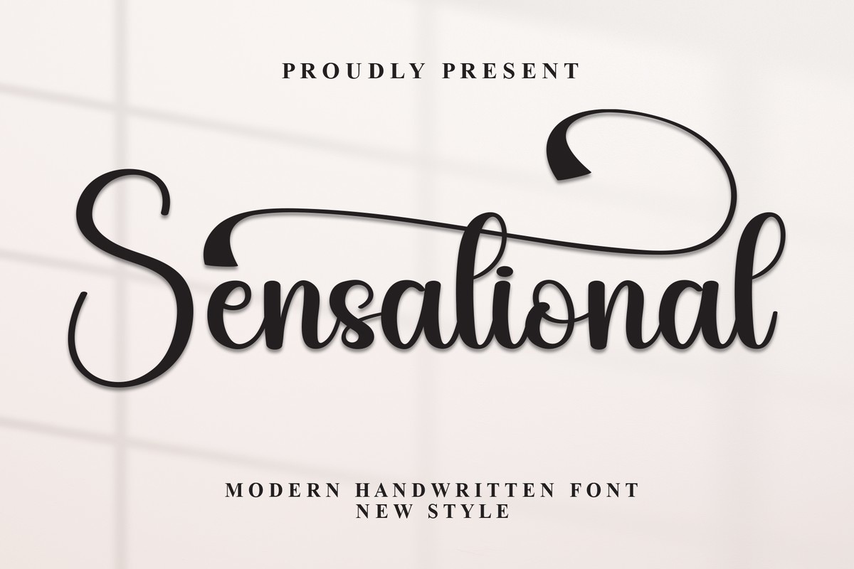 Sensational Font