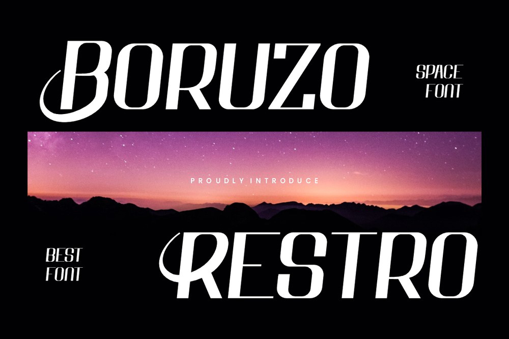 Boruzo Restro Font