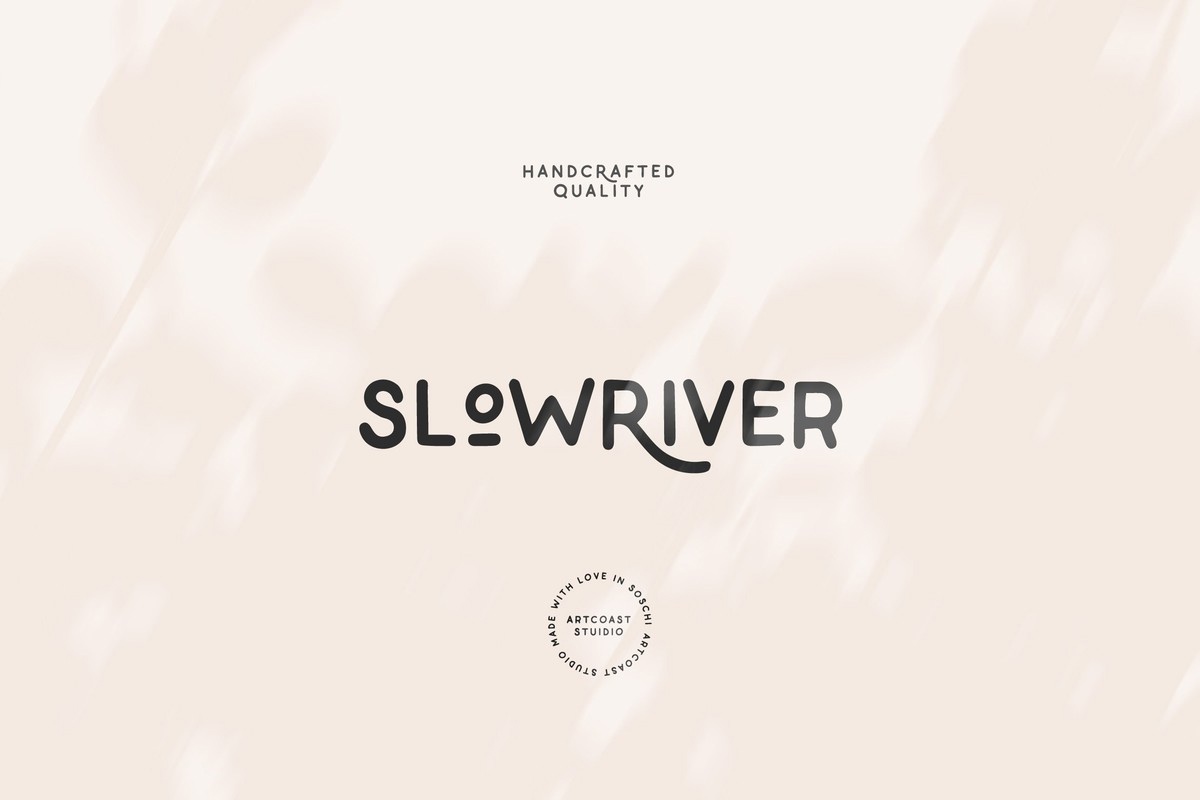 SA Slow River Font