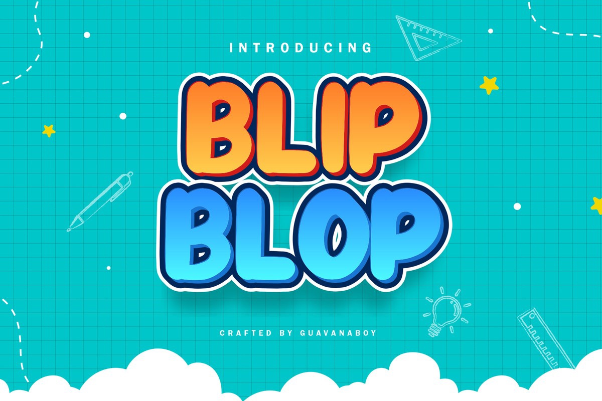 Blip Blop Font