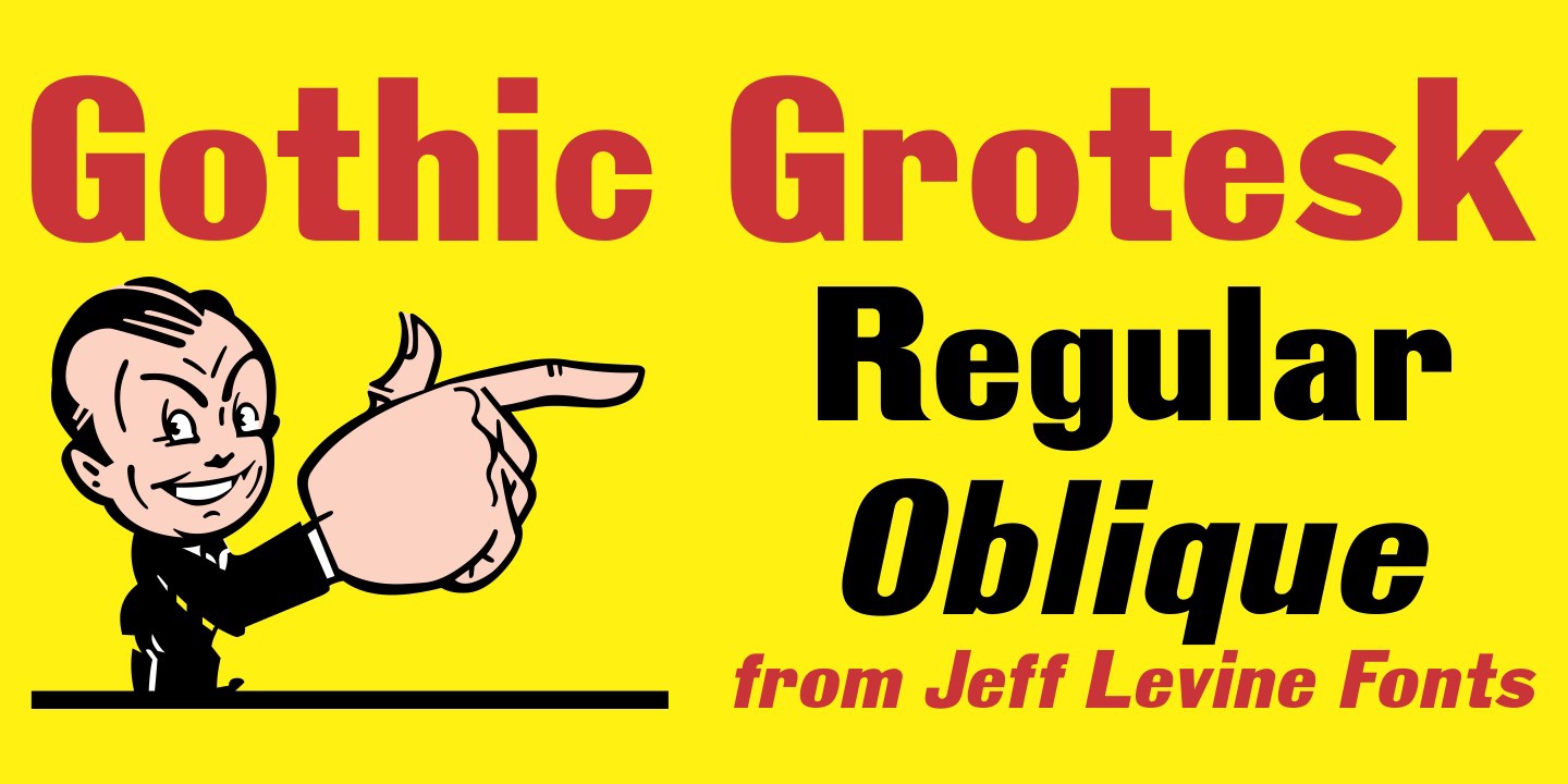 Gothic Grotesk Font