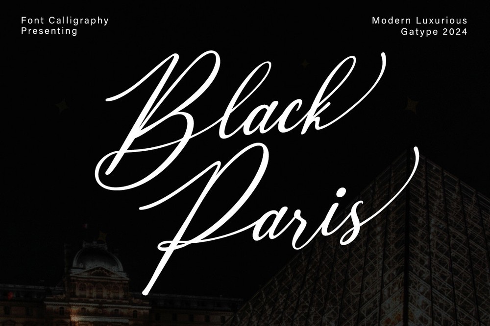 Black Paris Font