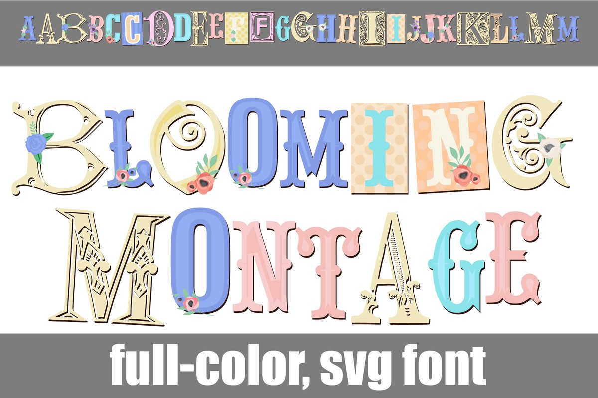 Blooming Montage CF Font