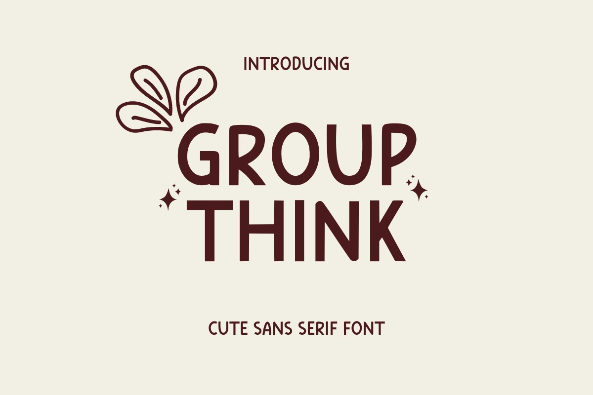 Group Think Font