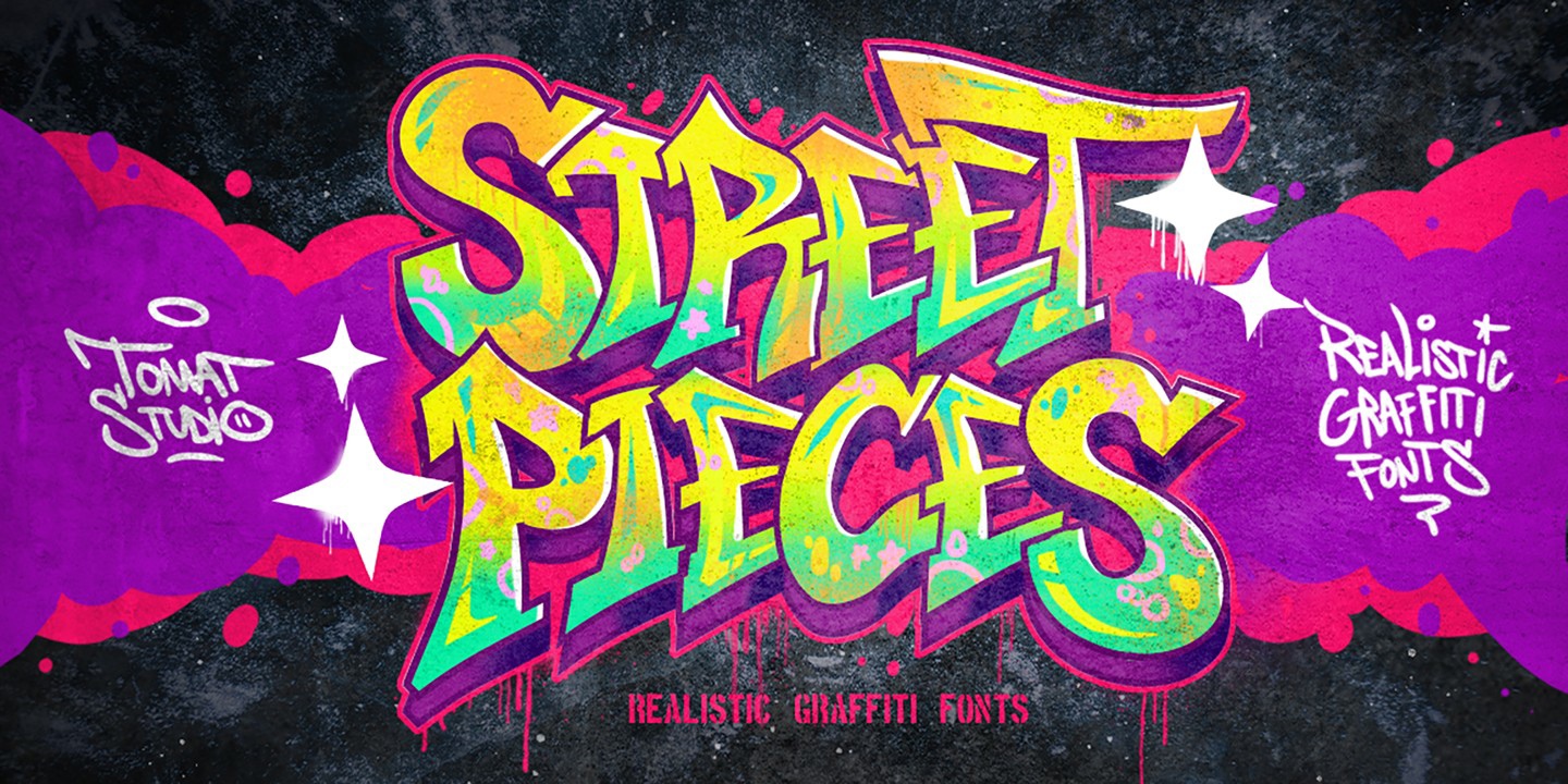 Sreet Pieces Font