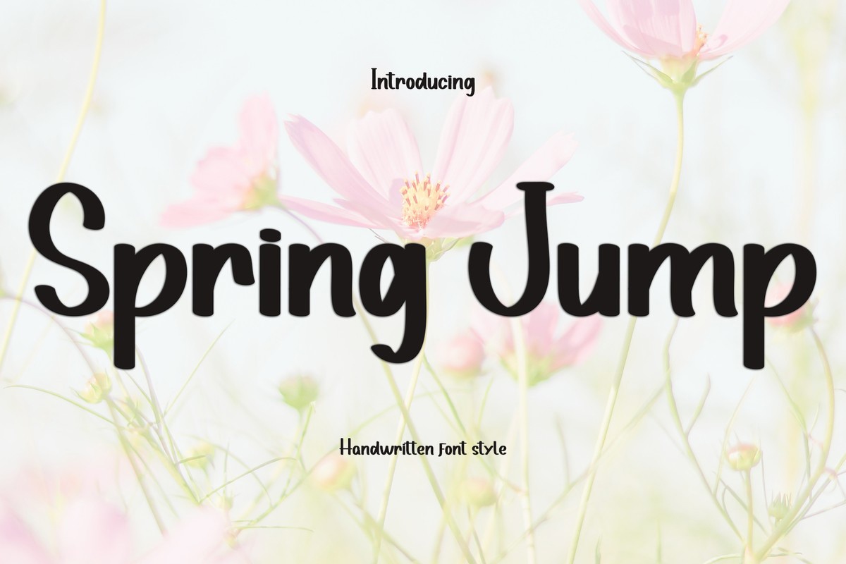 Spring Jump Font