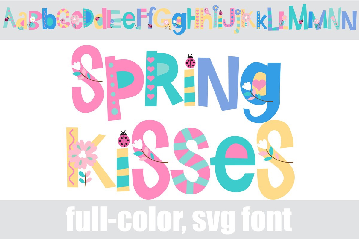 Spring Kisses CF Font