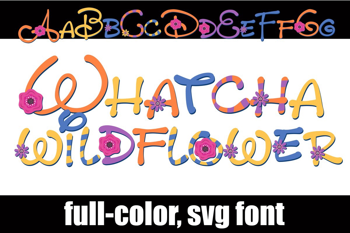 Whatcha Wildflower CF Font