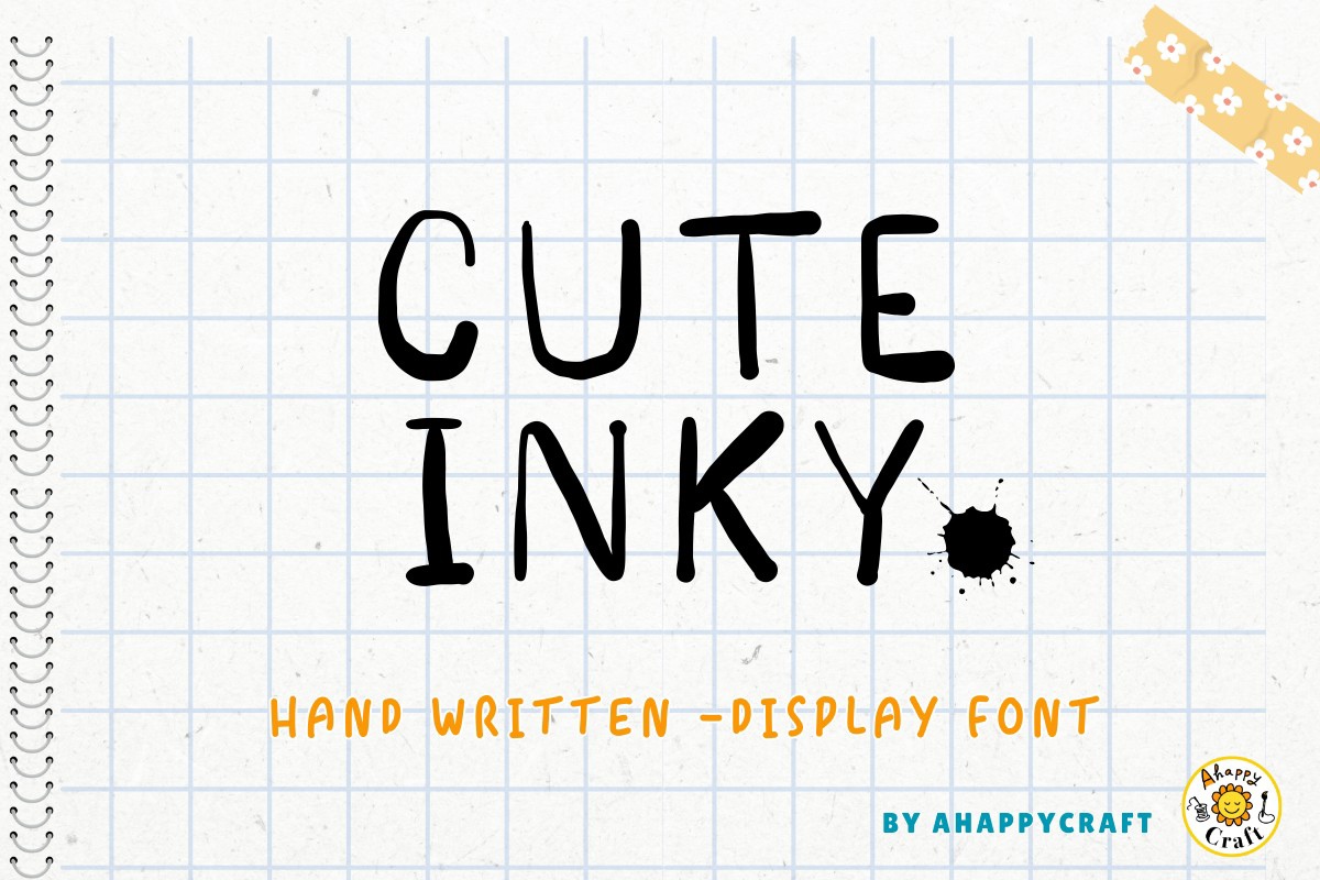 Cute Inky Font