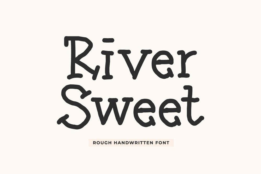 River Sweet Font