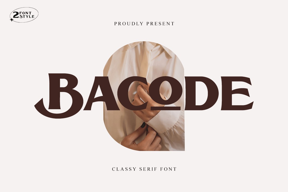 Bacоde Font