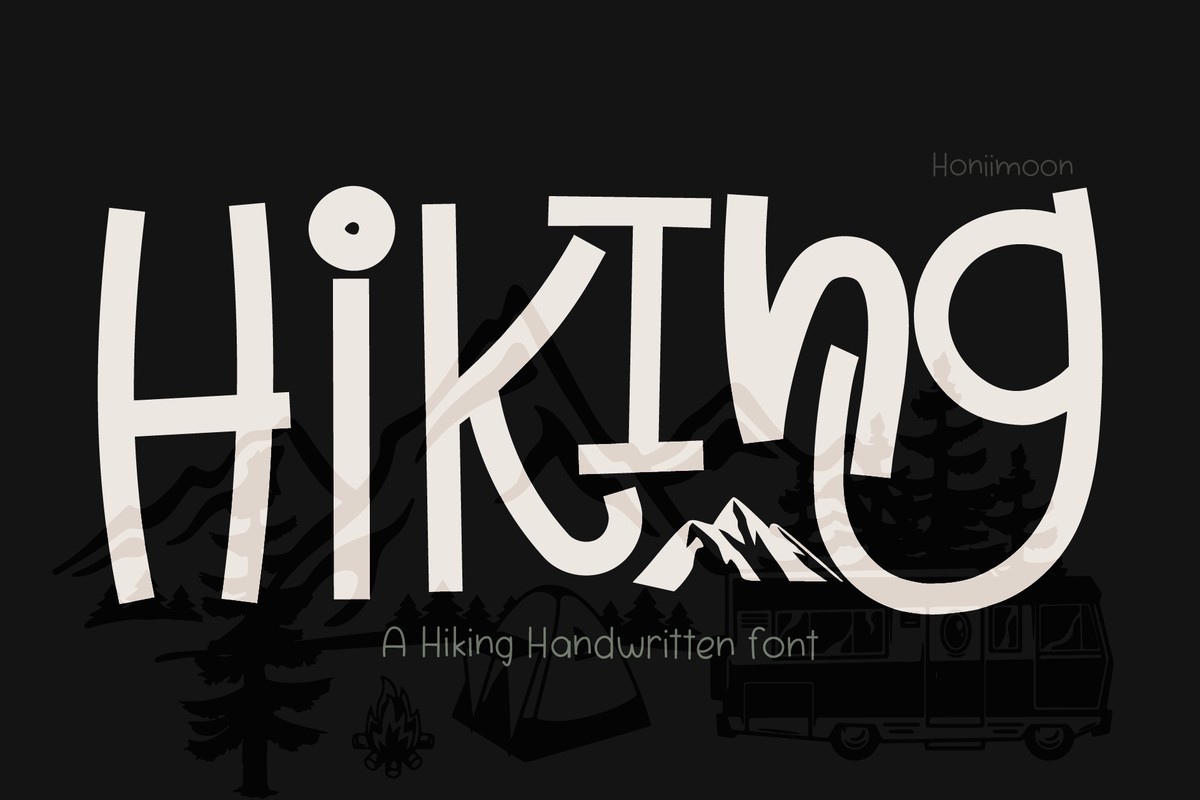 Hiking Font