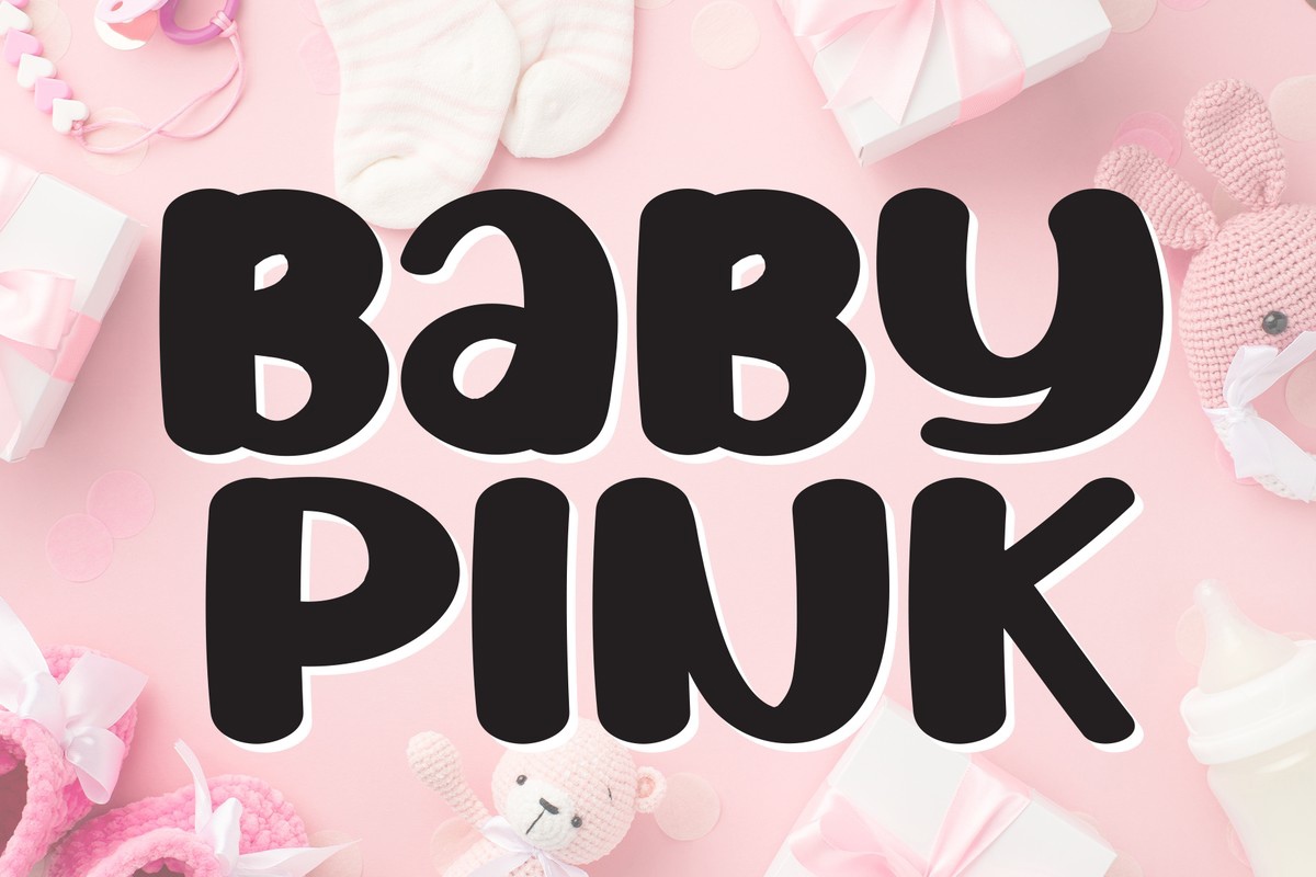 Baby Pink Font