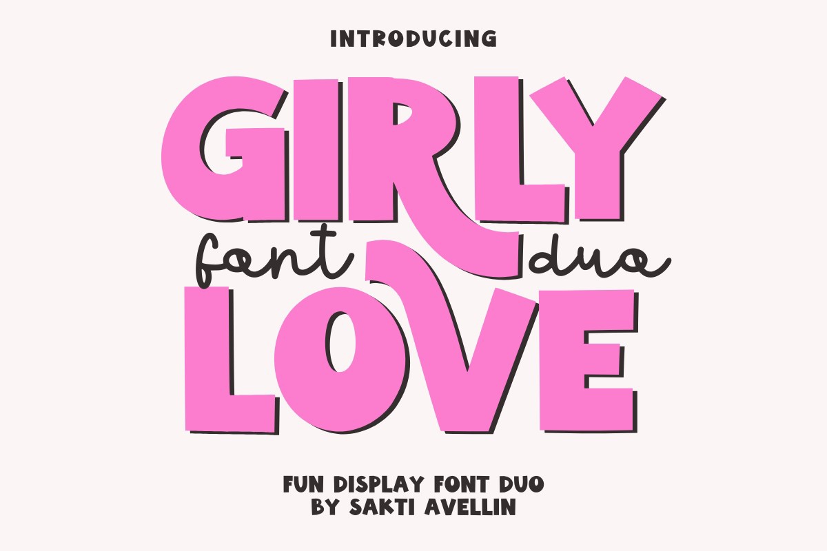 Girly Love & Heart Font