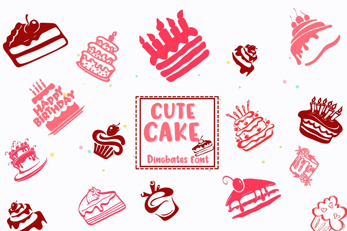 Cute Cake Font