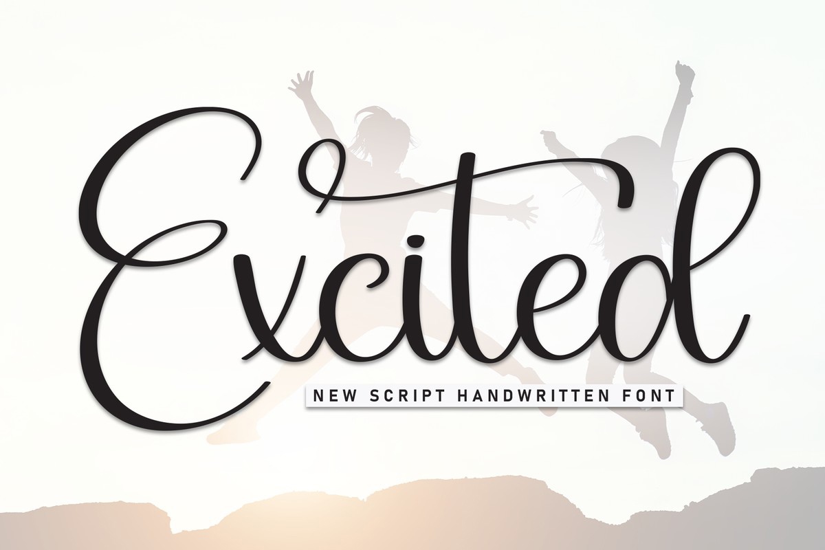 Excited Font