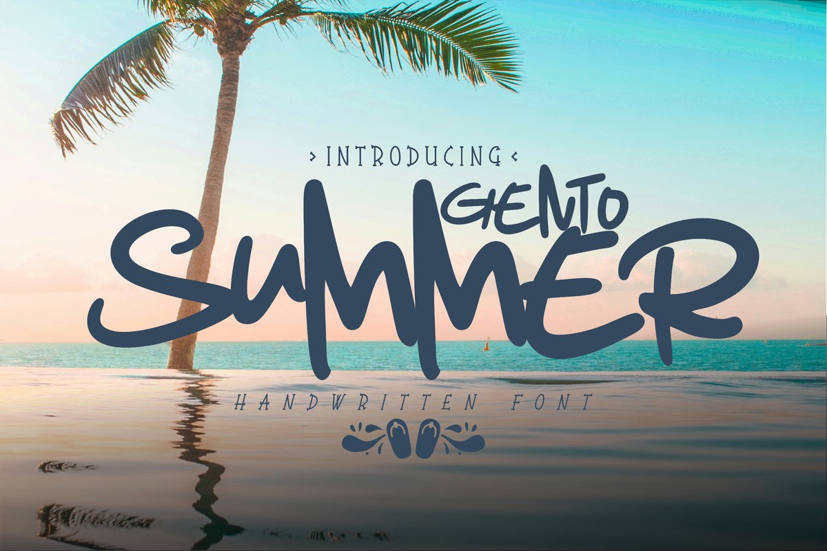 Gento Summer Font