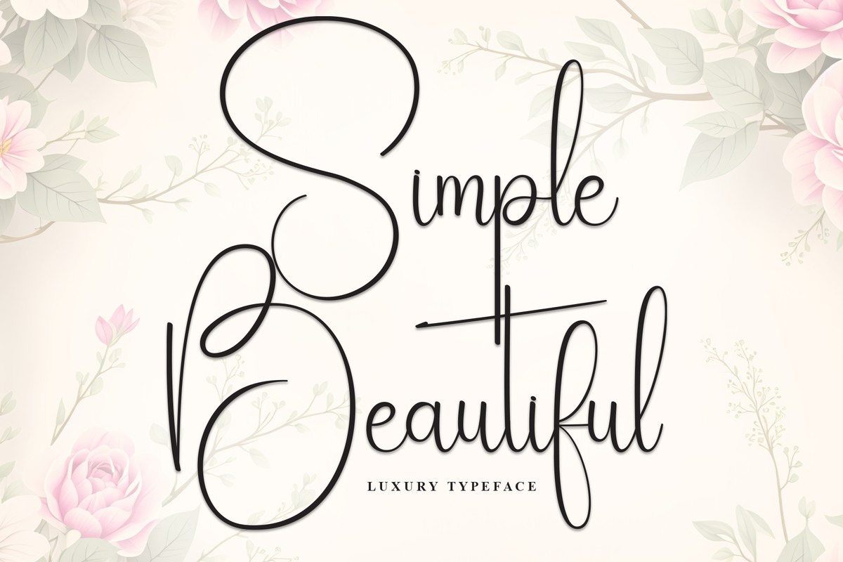 Simple Beautiful Font