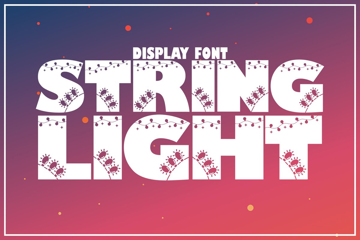 String Light Font