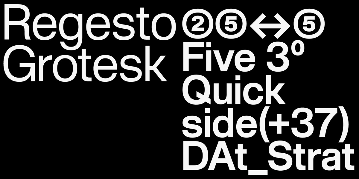 Regesto Grotesk Font