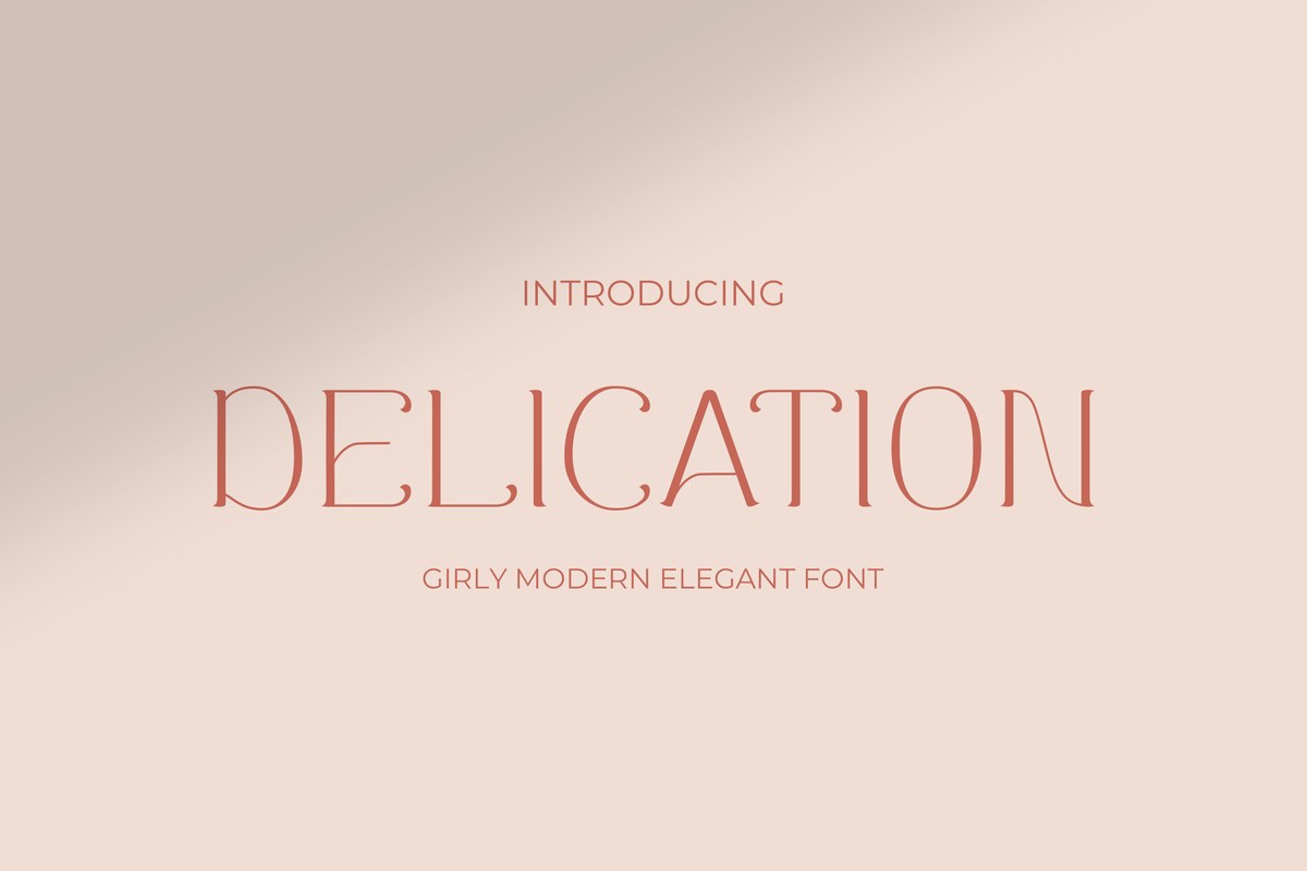 Delication Font