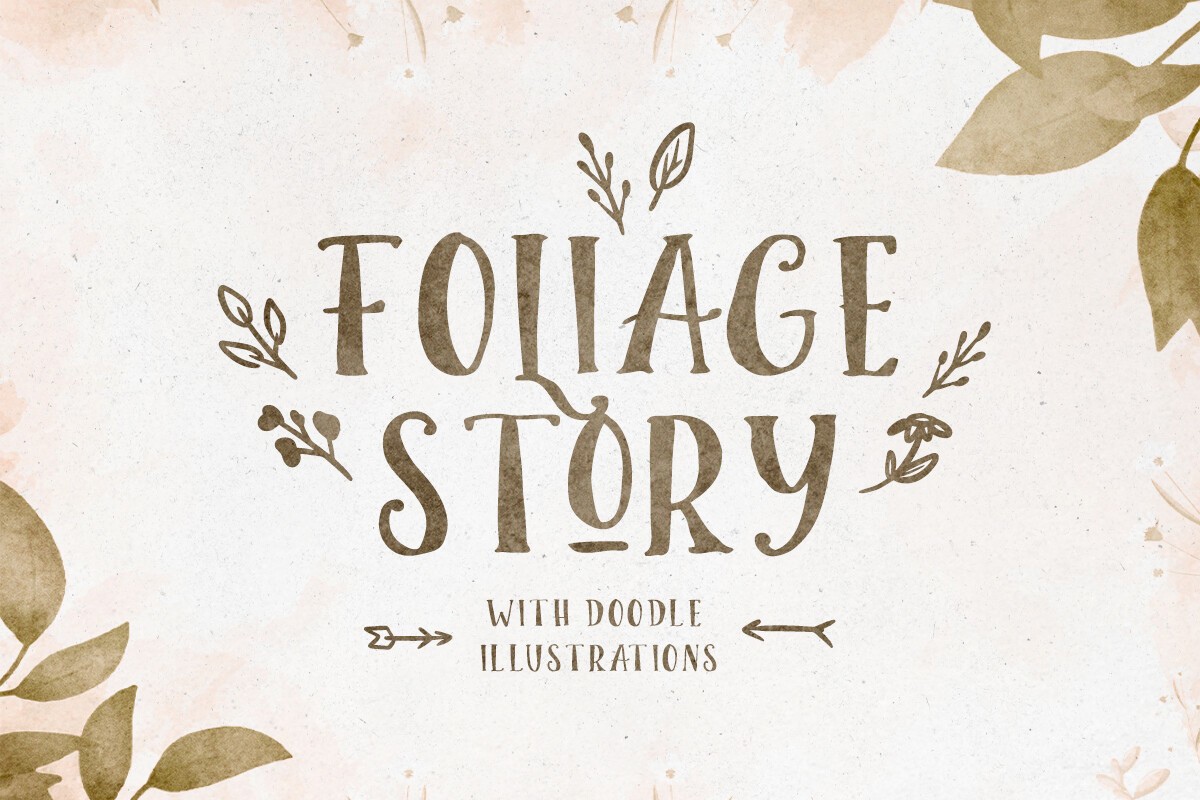 Foliage Story Font