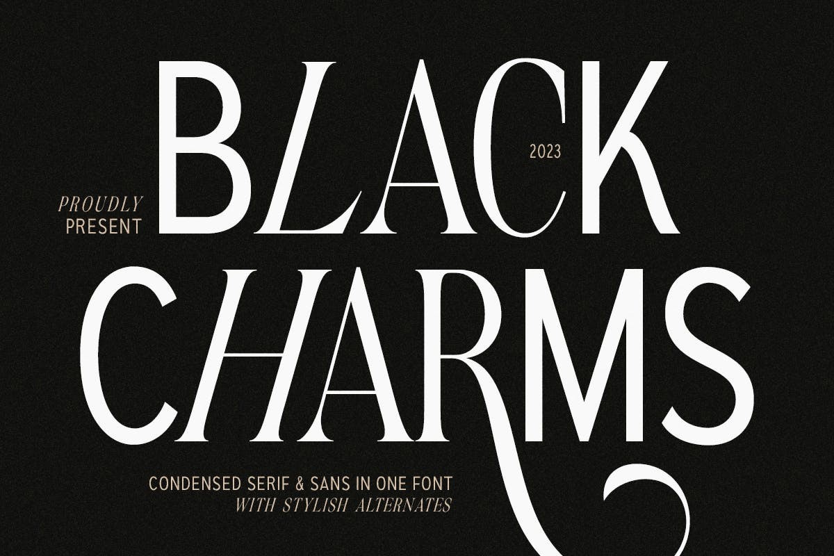 Black Charms Font