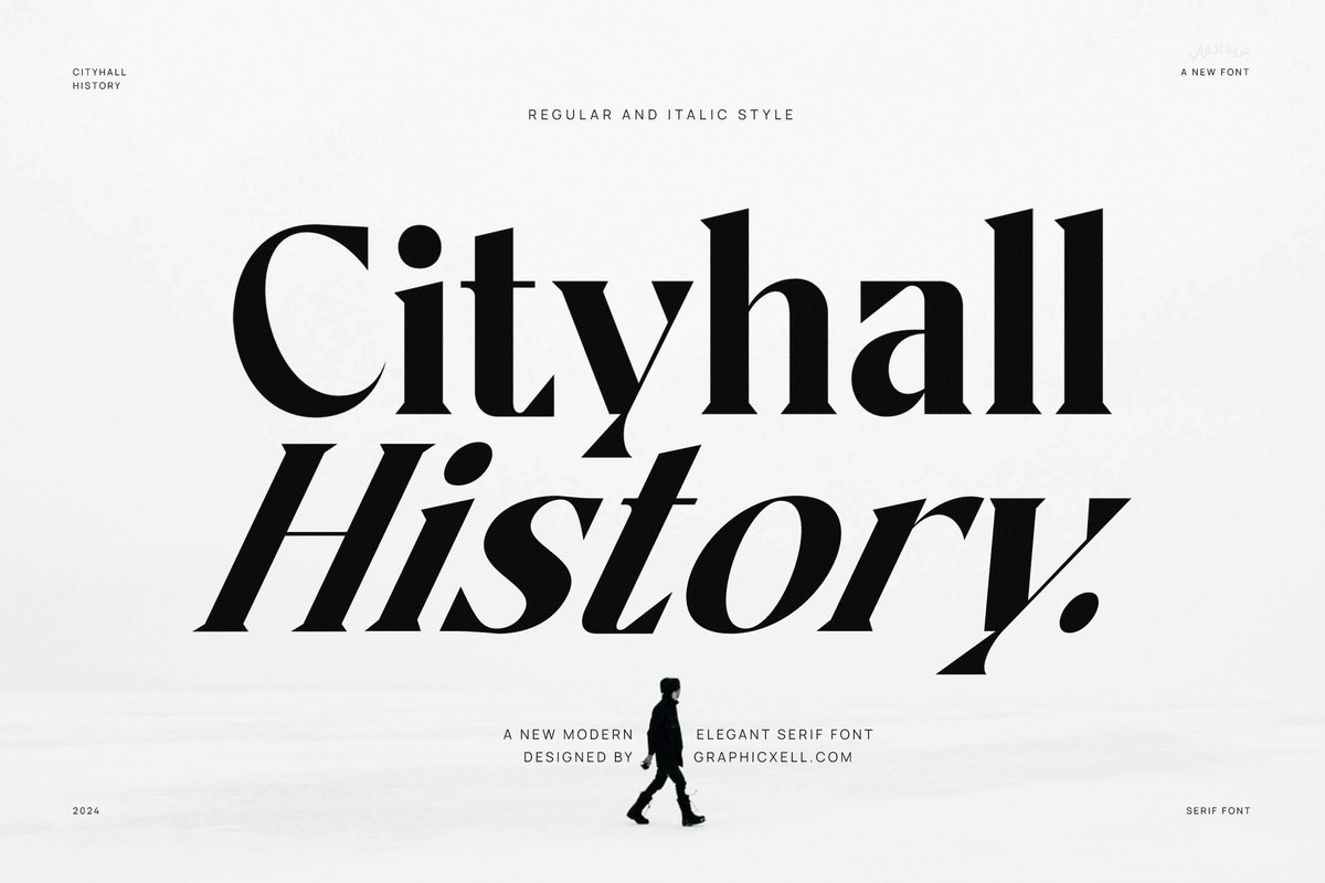 City Hall History Font