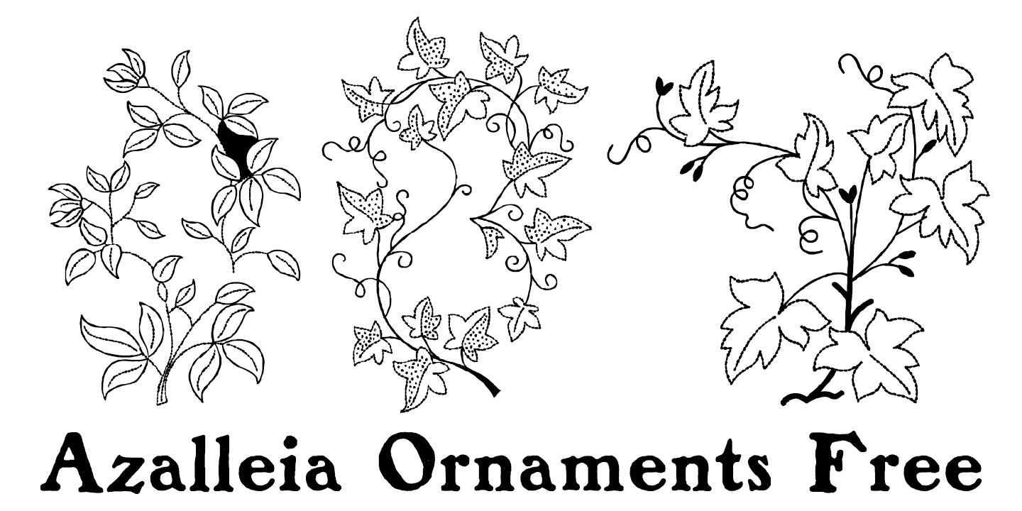 Azalleia Ornaments Free Font