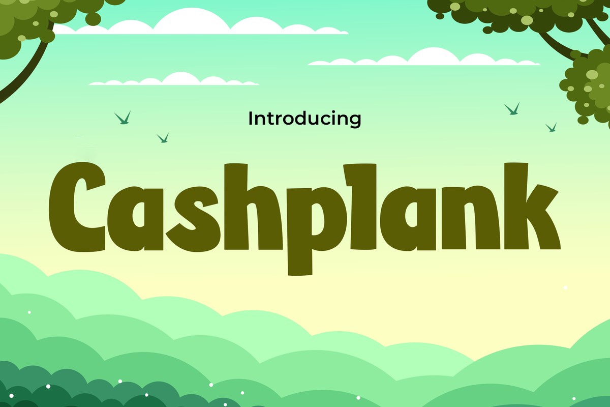 Cash Plank Font