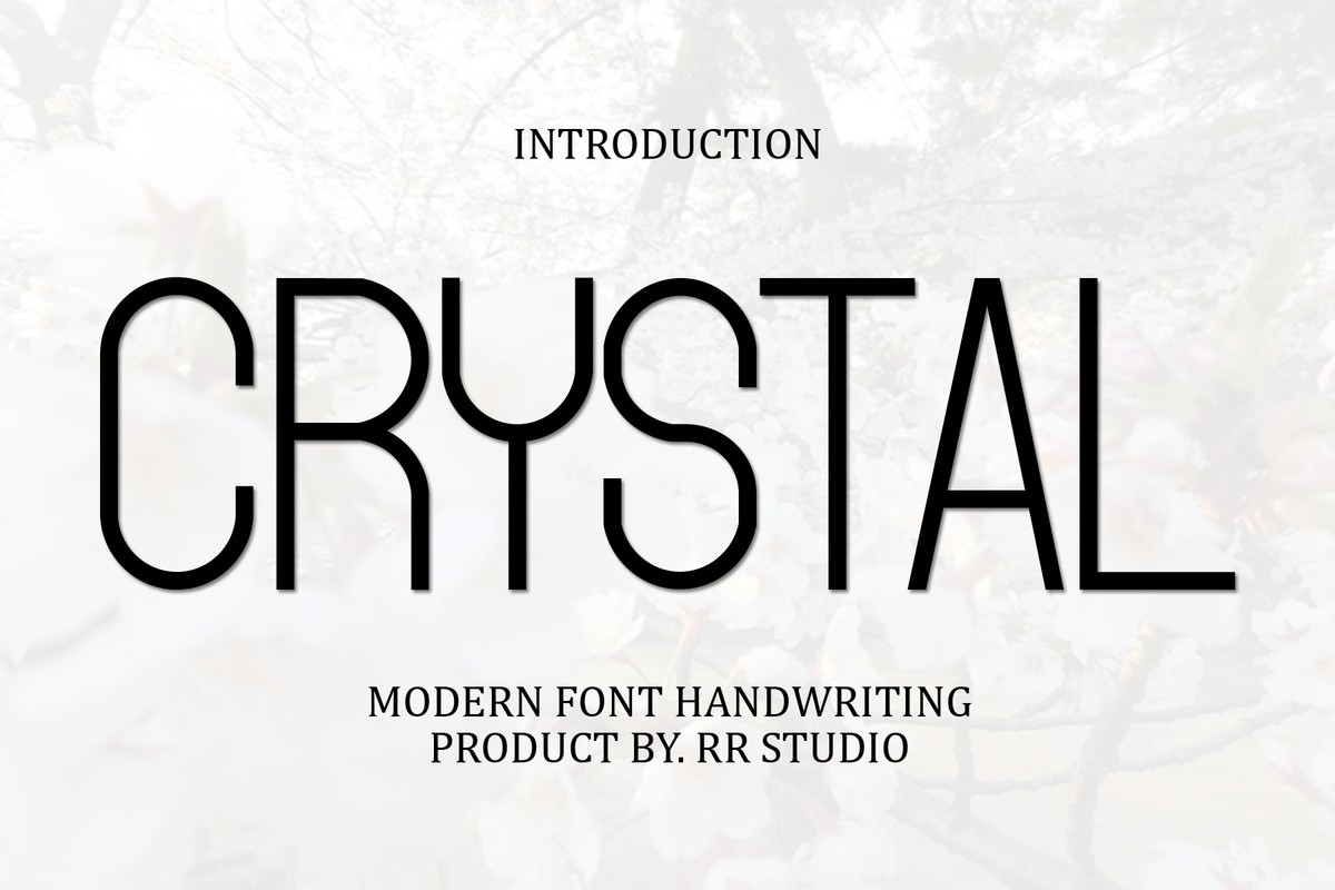 Crystal Font