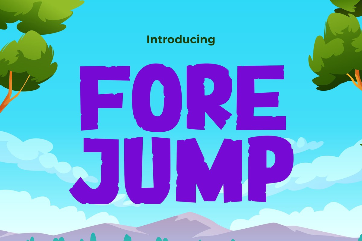 Forejump Font