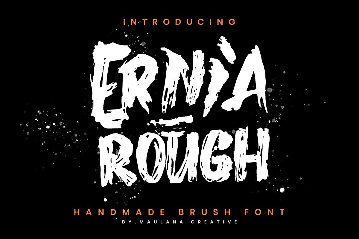 Ernia Rough Font