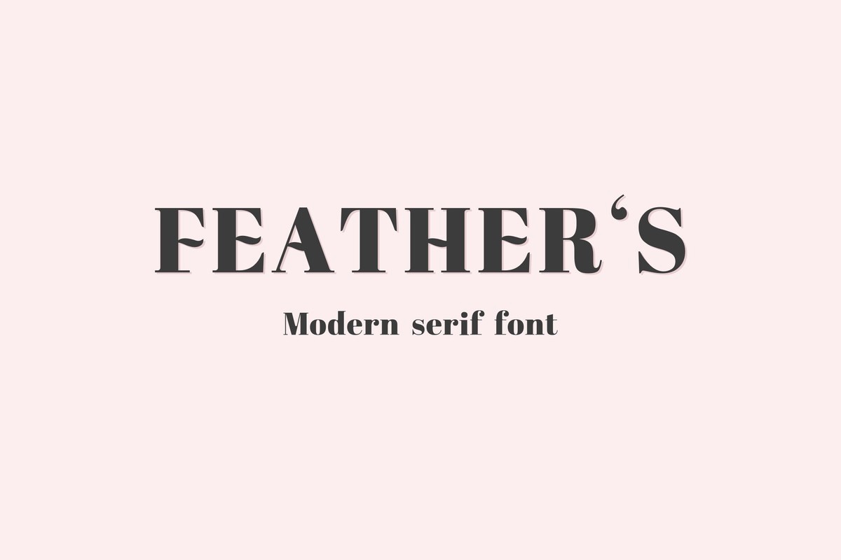 Feathers Font