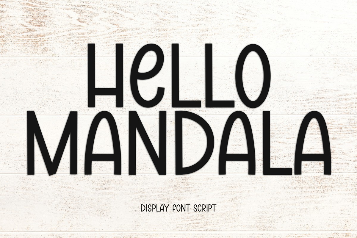 Hello Mandala Font