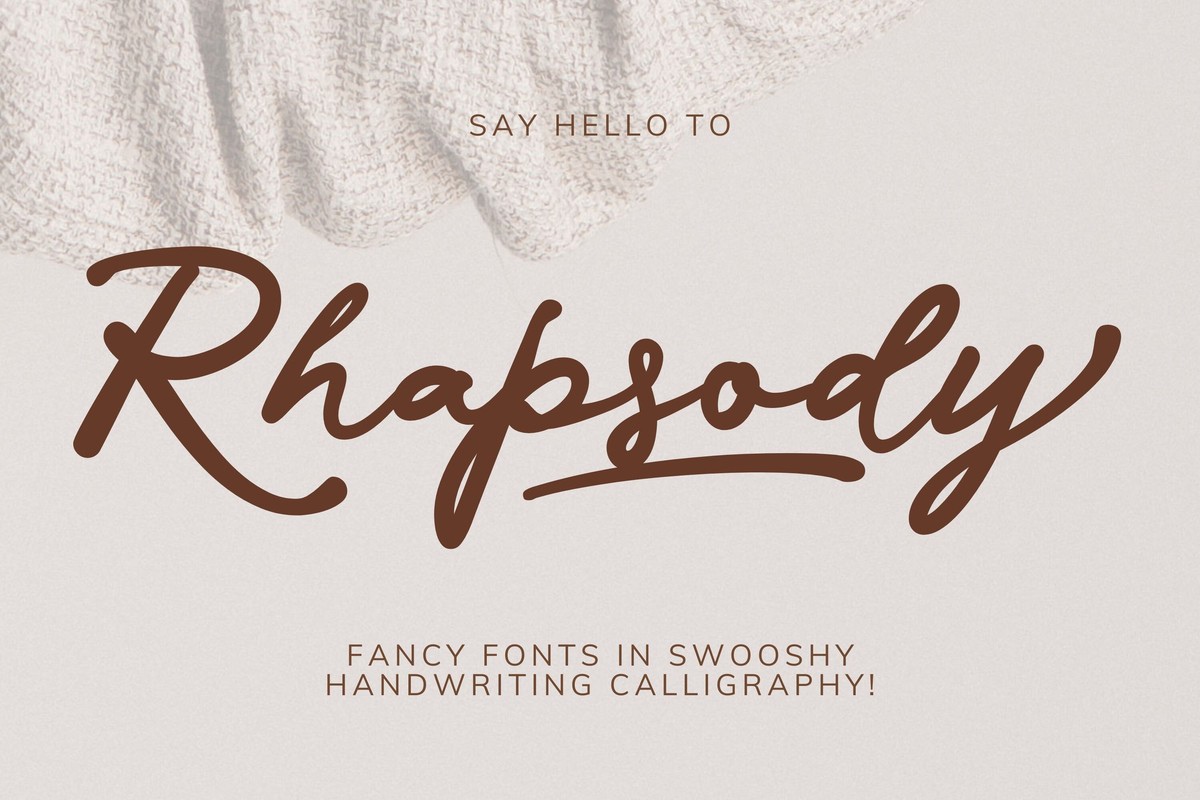 Rhapsody Font