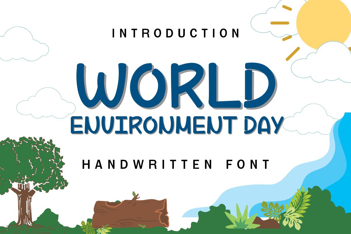 World Environment Day Font