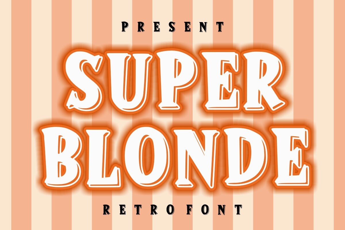 Super Blonde Font