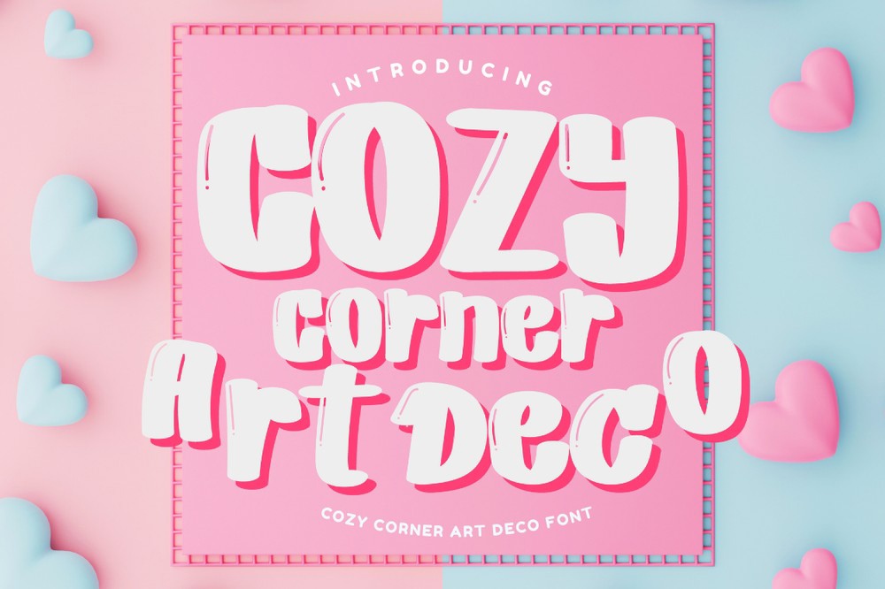 Cozy Corner Art Deco Font