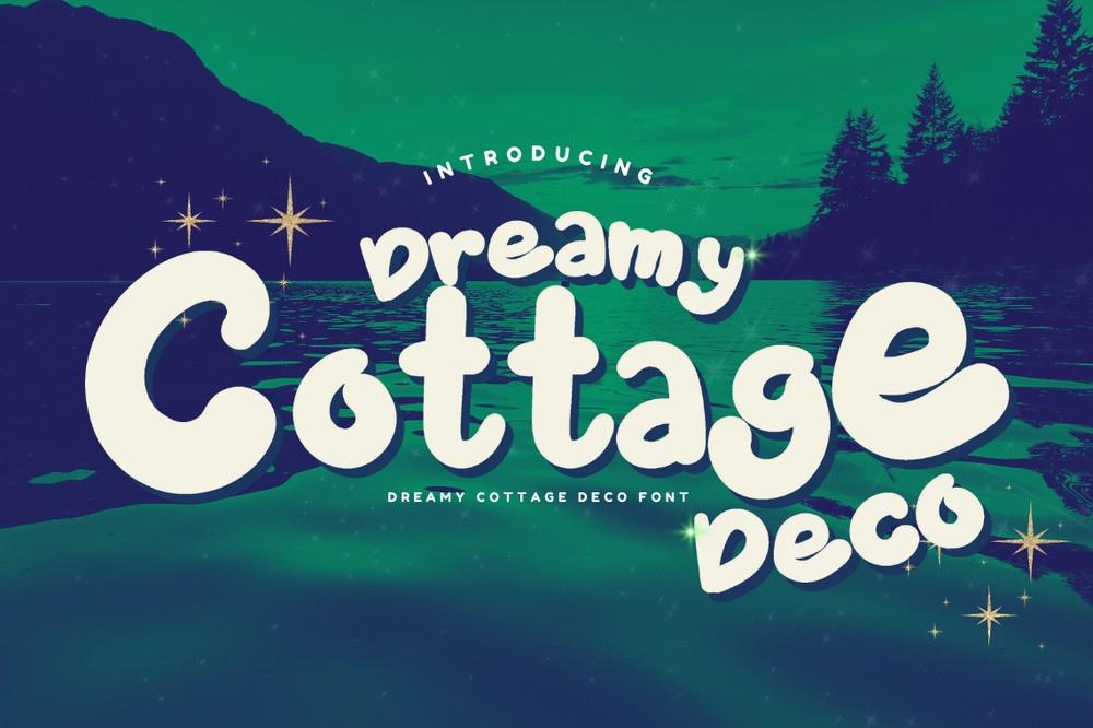 Dreamy Cottage Deco Font