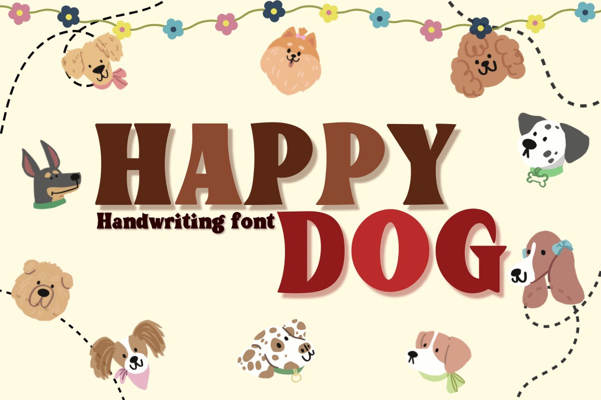 Happy Dog Font